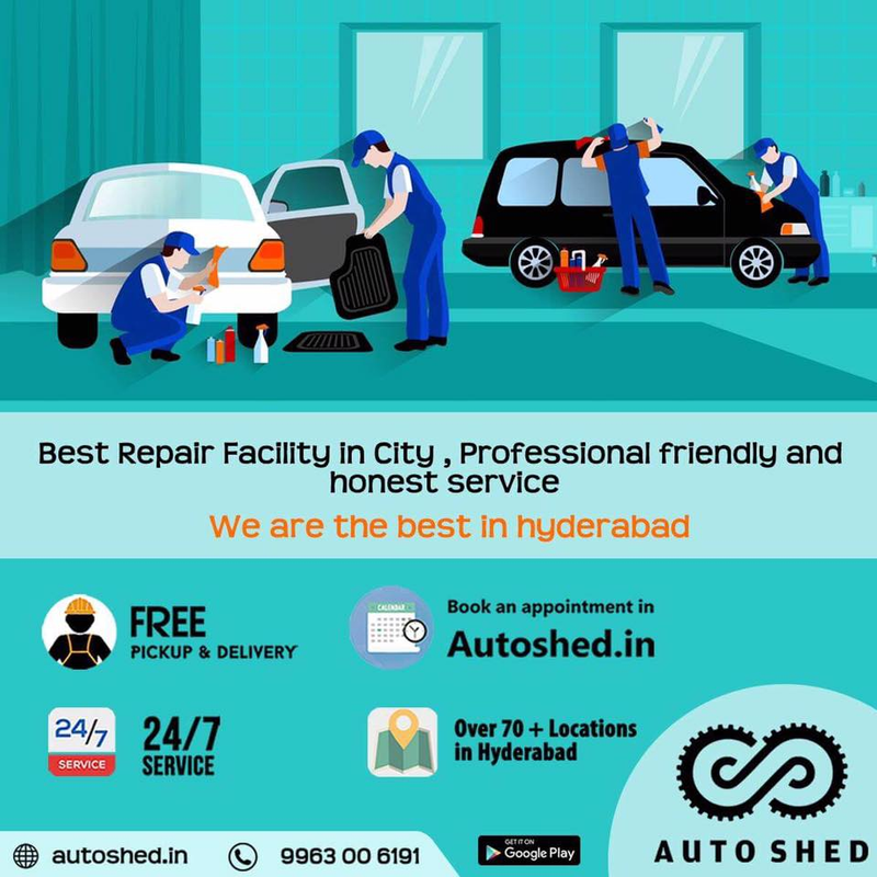 Illustration for article titled AutoShed Leading Car and Bike Online Repair Services in Hyderabad